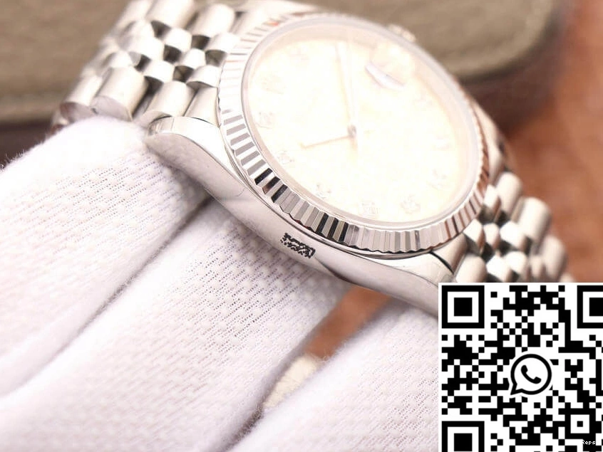 Factory 36MM Datejust Dial EW M126234-0023 Diamond-Studded Rolex 0207